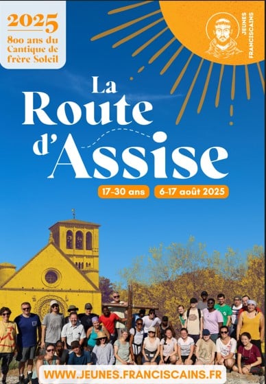 La Route d’Assise pour les 17-30 ans du 6 au 17 août 2025